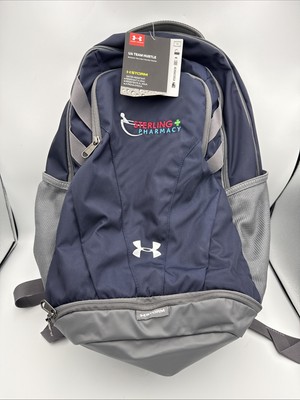 Under Armour UA Team Hustle Backpack Storm Laptop School Bag