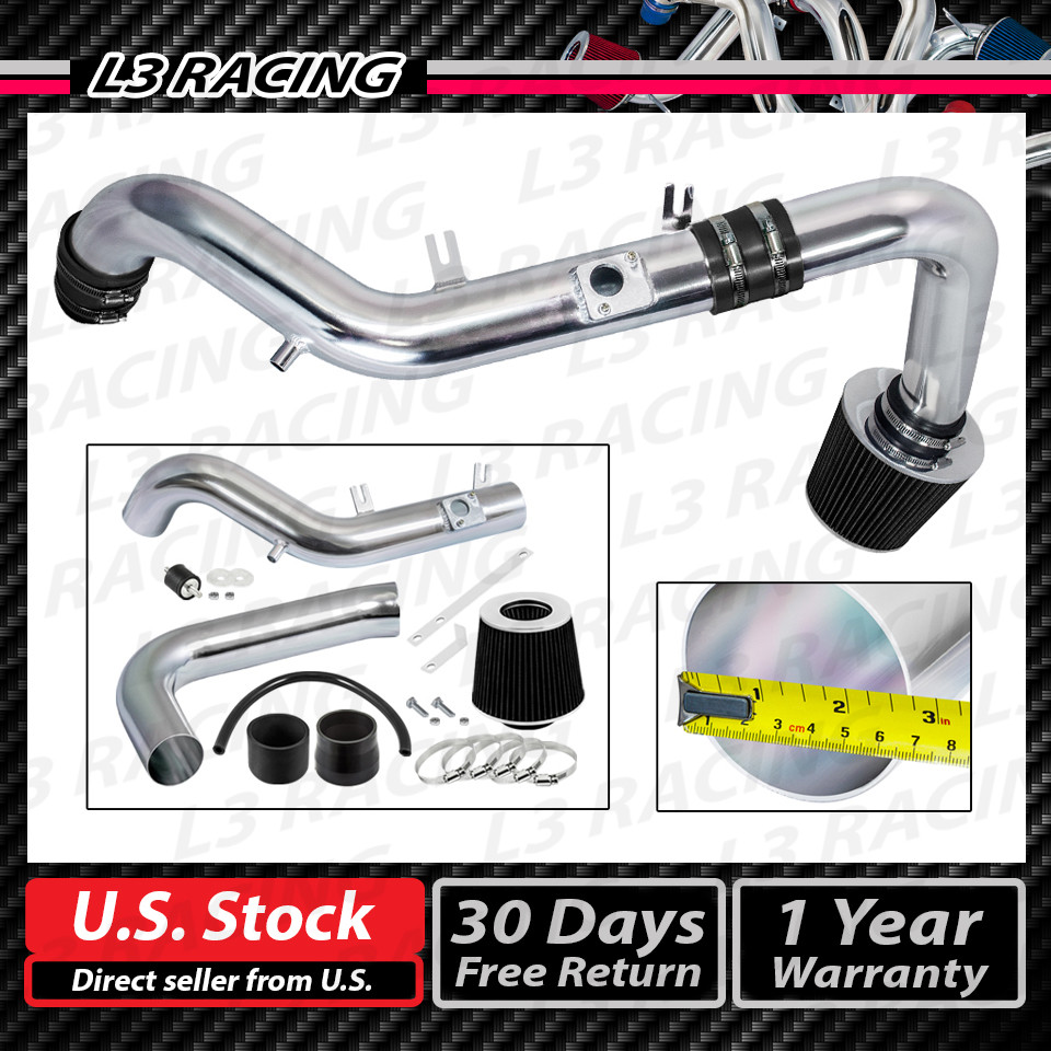 BLACK COLD AIR INDUCTION INTAKE KIT+Filter 07-10 tC Coupe 2.4L L4