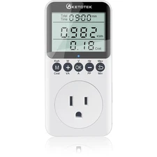 KETOTEK Watt Meter Power Meter Plug Electricity Usage Monitor for Home, Energ...