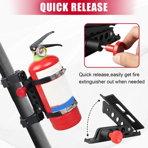 CNC Fire Extinguisher Mount Holder Bracket for Bronco for Can-Am for UTV ATV - 第 4/10 張圖片