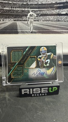 #'d /50 * RPA * 2014 Topps Triple Threads Green #102 Davante Adams Triple Patch
