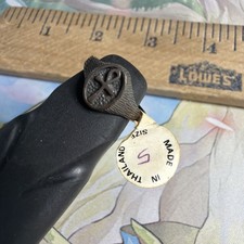 Ankh ring Egyptian long life sterling silver