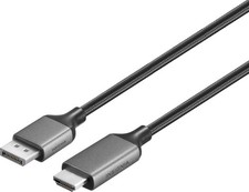 Insignia- 10 ft. DisplayPort to HDMI Cable - Black