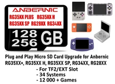 Anbernic RG35XX+/RG35XXH/RG35XXSP/RG34XX/RG28XX Plug&Play Upgrade Micro SD Card