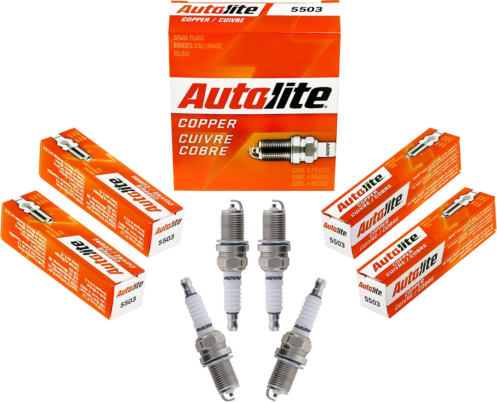 AUTOLITE 5503 Spark Plugs Box Of 4 - 5503