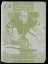 2020-21 Upper Deck Printing Plate Yellow 1/1 Kevin Lankinen #72