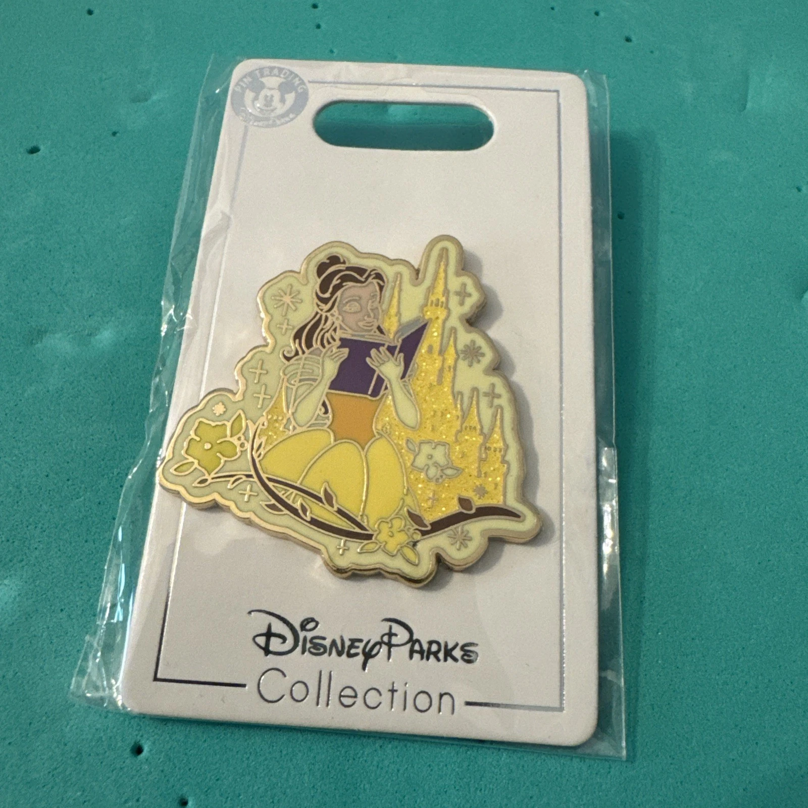 Disney Belle Princess Sparkle Castle Beauty And The Beast Enamel Pin
