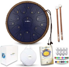 Steel Tongue Drum C-Key Handpan Percussion BALMY DRUM