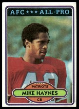 Mike Haynes 1980 Topps #415 New England Patriots