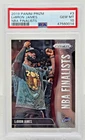 2019 Prizm NBA Finalist LeBRON JAMES Basketball Card PSA 10 GEM MINT