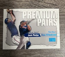 2000 Skybox Premium Pairs Horizontal Blue Foil Josh Phelps Shea Hillenbrand #242