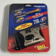 Vintage Polaroid 2100 BF 35mm Point  Shoot Film FF Camera W/ 2x Film NOS Sealed