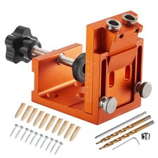 Uimoso Adjustable Pocket Hole Jig Kit for Woodworking, 0.47 to 1.89 in Range