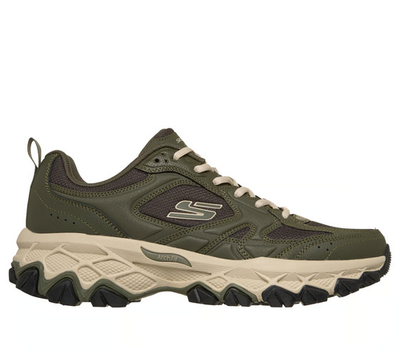 MIYU　38 Skechers Men Shoes Arch Fit Sport Outdoor Trail Hike Lace Comfort