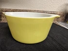 Vintage Pyrex # 473 - 1 Quart Round Deep Yellow Casserole Dish No Lid