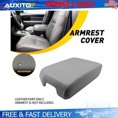 Gray Center Console Cover for Toyota Tundra 2007-2013 Sequoia 2008-2022 1-10X