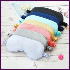Imitated Silk Eye Patch Shading Sleep Eye Mask Eyepatch Travel Relax Cover.