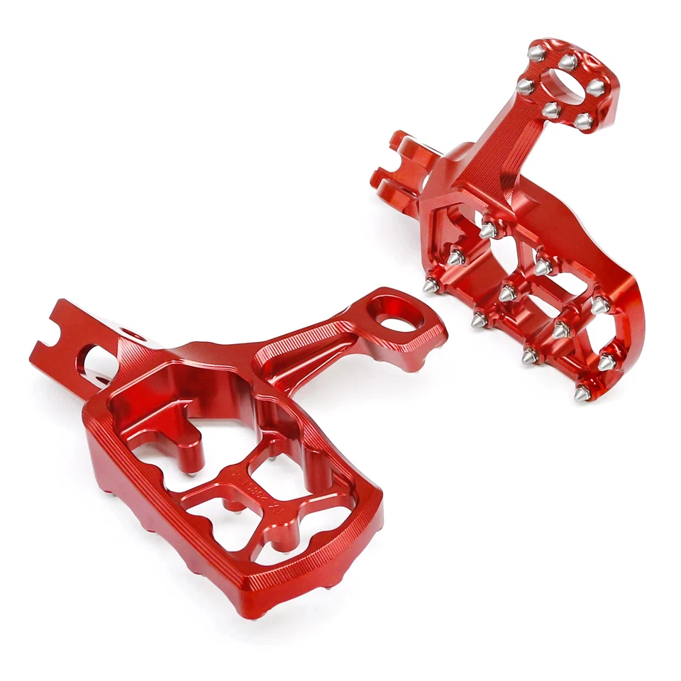 CNC Extender Wide Fat Footrest Footpeg For Honda CR125 CR250 CRF150R CRF250R Foto 3 de 4