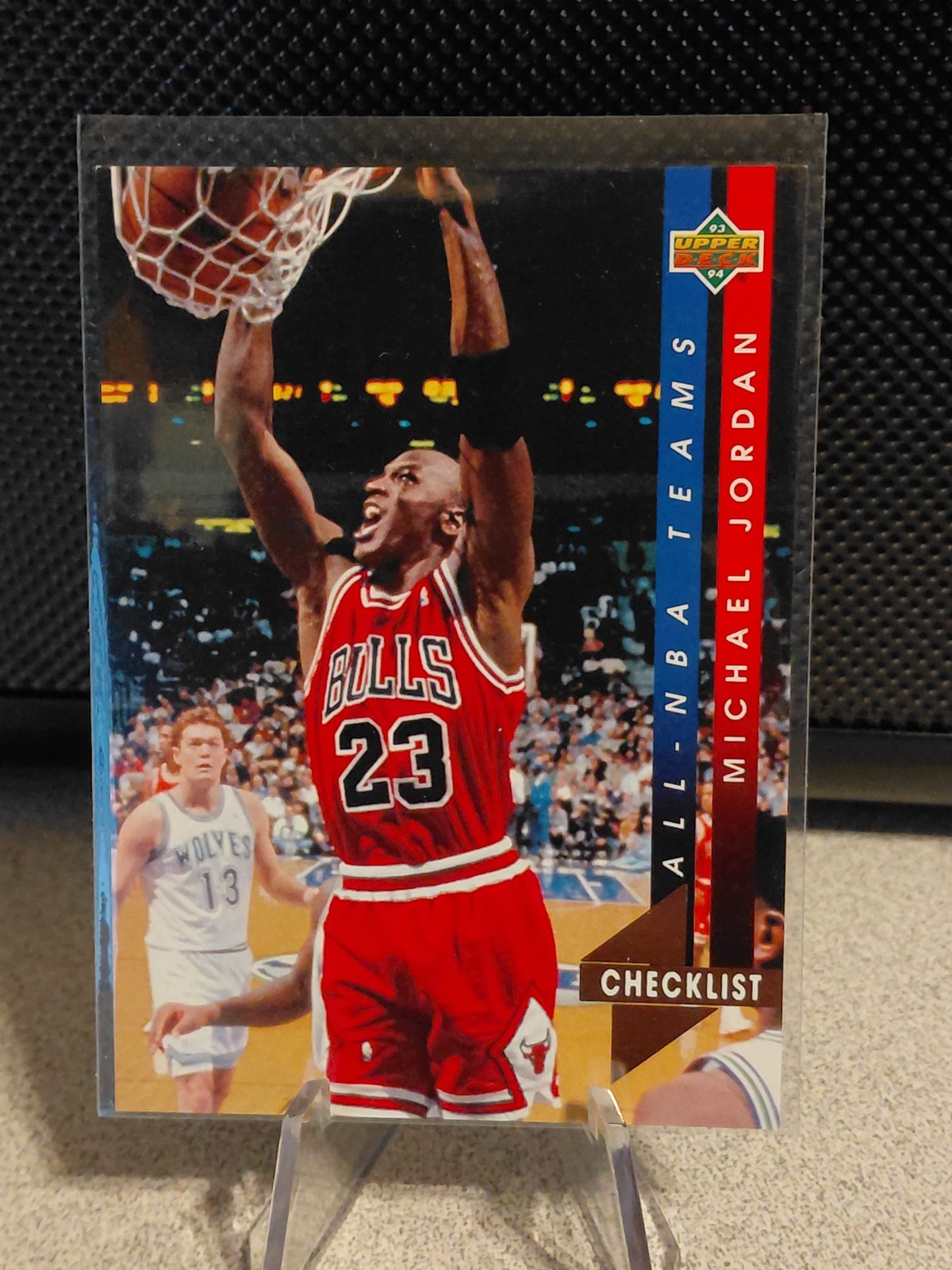 1993 Upper Deck All NBA Checklist Michael Jordan #AN15 HOF