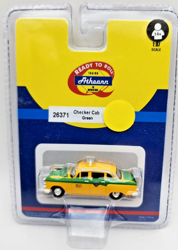 Athearn HO 1:87 No. 26371 Checker Cab. Verde. NOS | Zustand: New
