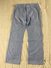 Comme Des Garcons Spring Pants Light Blue Check
