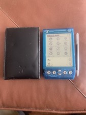-Handspring Visor Neo Translucent Blue Portable PDA Organizer Stylus Palm Pilot-