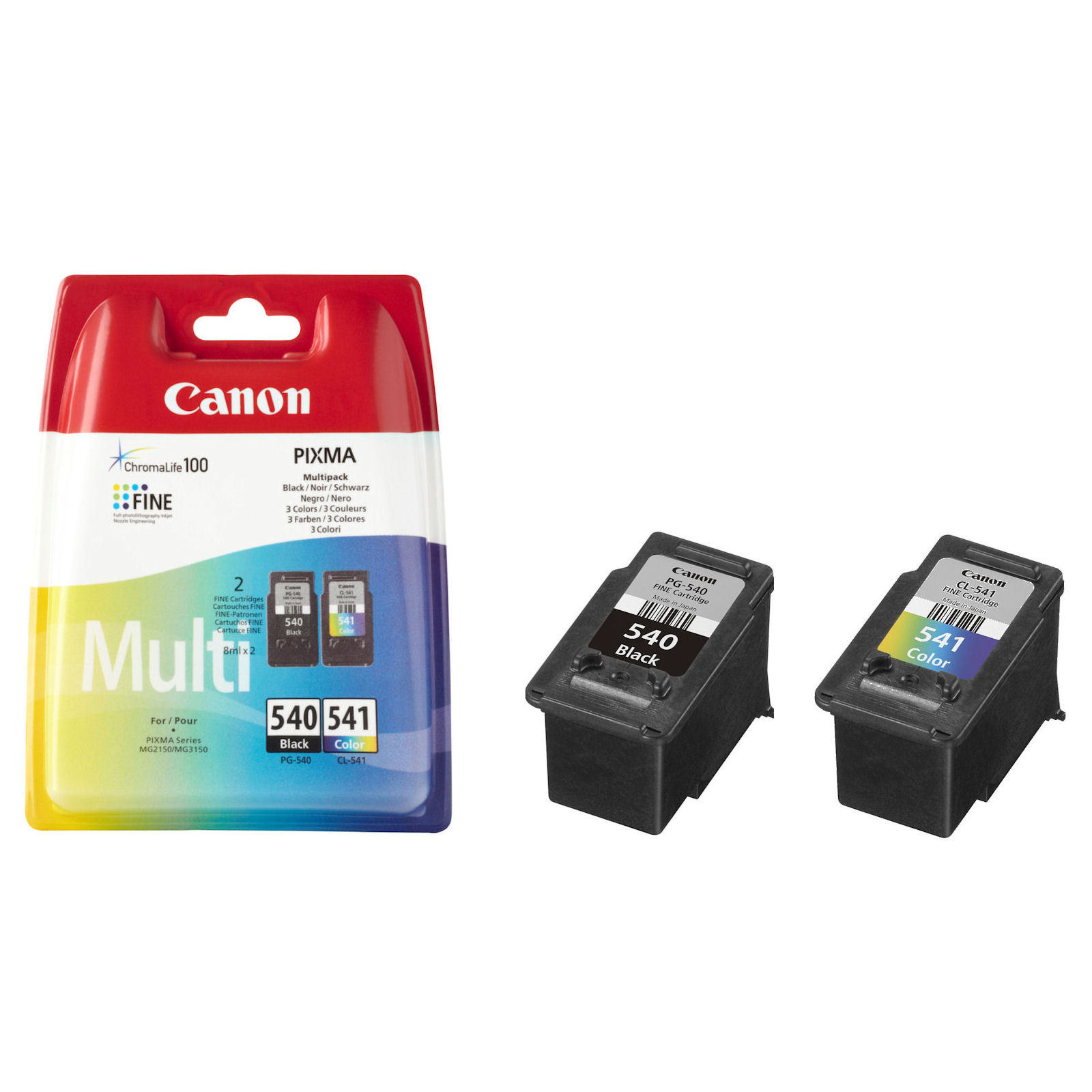 Original Canon PG545XL Black & CL546XL Colour Ink Cartridge For PIXMA MG2455 - Image 8
