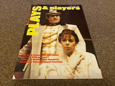 PLAYS AND PLAYERS MAGAZINE 1985 JUL FRANCES DE LA TOUR ALAN BATES IAN ALBERY