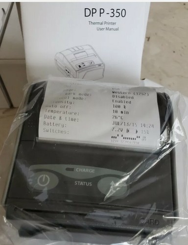 10 units lot Datecs, Infinite Peripheral DPP-350BT 3 Inch BT Printer MSR reader - Picture 2 of 2