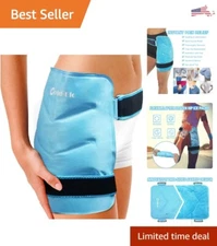 Multi-Purpose Flexible Hip Ice Pack Wrap - Hot & Cold Compress for Pain Relief