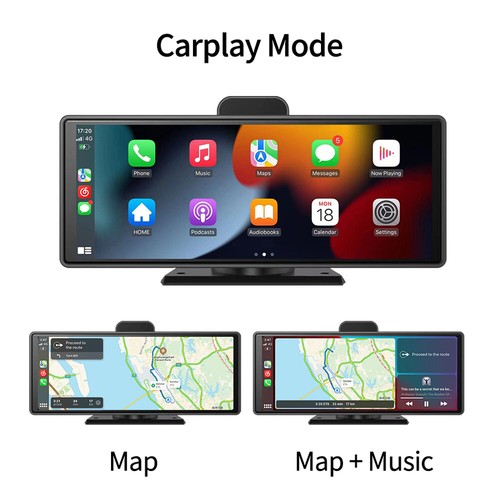 10.26 Inch 1080p Wireless Android Auto Cam DVR Recorder Carplay With GPS - Picture 4 of 13