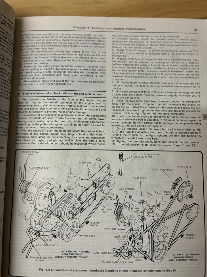 Ford Pick-Ups Bronco Truck 1980 - 1991 2WD 4WD Repair Manual Haynes poor sh51 - Image 3 of 4