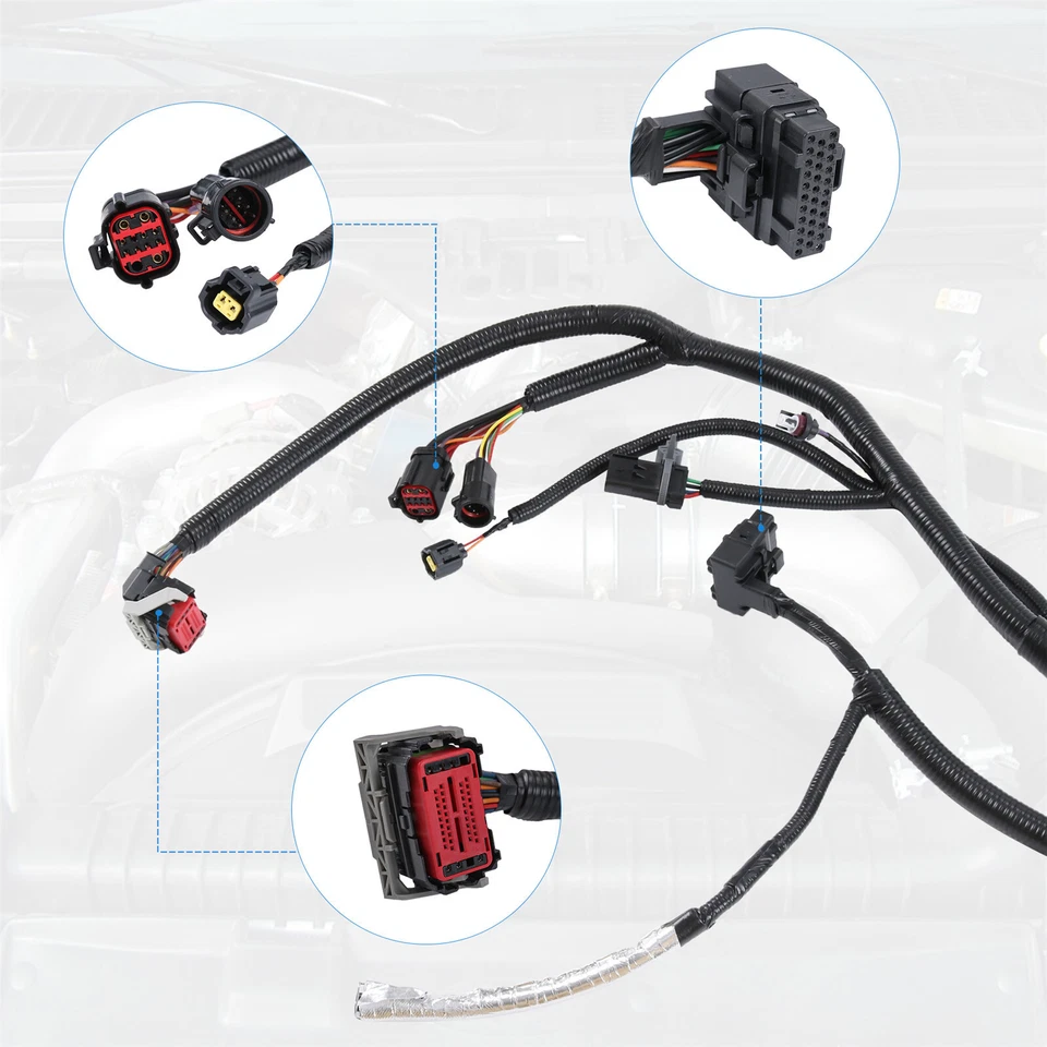 Wiring Harness For 2004 Ford F-250 F-350 F-450 F-550 Super Duty 4C3Z-12B637-AA - Image 4 of 4