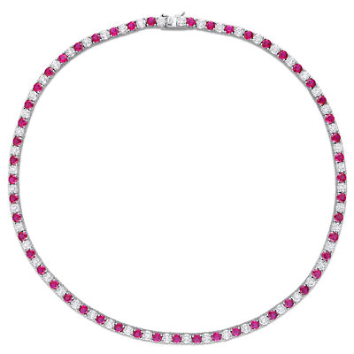 Lab Grown White Sapphire Tennis Bracelet