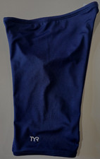 TYR Men's 34 Solid Navy Blue Jammer Racer Drawstring Waist Polyester