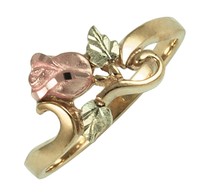 Coleman 10k Black Hills Gold Rose Ring Size 6.5 Coleman 10k Black Hills Gold Rose Ring Size 6.5