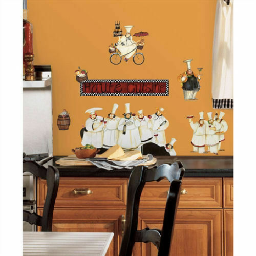 Chefs Wall Stickers 15 Decals Kitchen Cook Cuisine Baking Haute