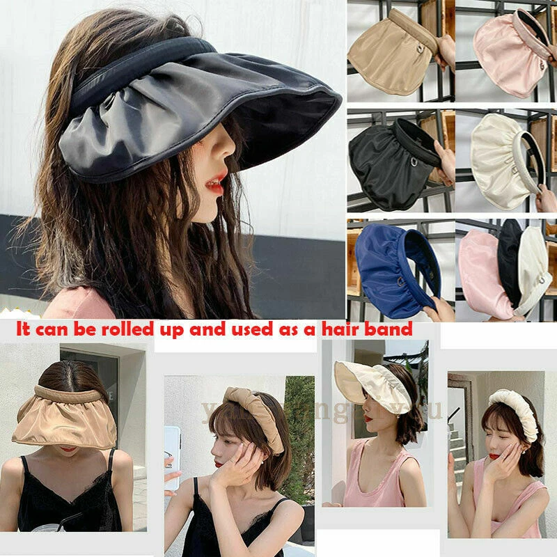 Summer Sun Hat Korean Women Lady UV Protection Bonnet Visor Cap Beach Wide  Brim