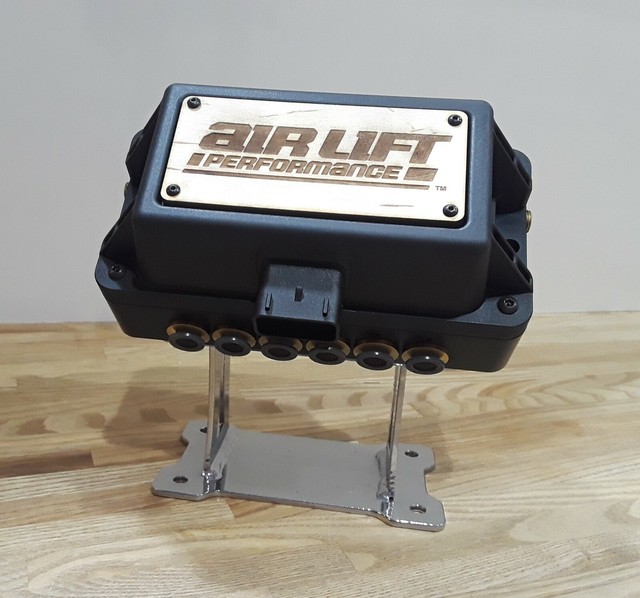 Air Lift Valve Block Mount Manifold Bracket Dual Arm Pedestal Air Ride