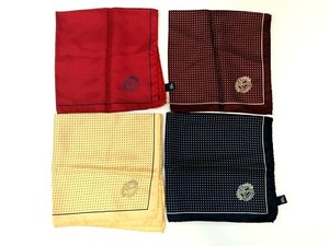 Burberry Equestrian Knight Logo 100 Silk Handkerchief Pocket