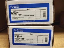 L-Series Wall Red Bezel Kit, Compact, Agent Labeled, System Sensor #BZGR-AG