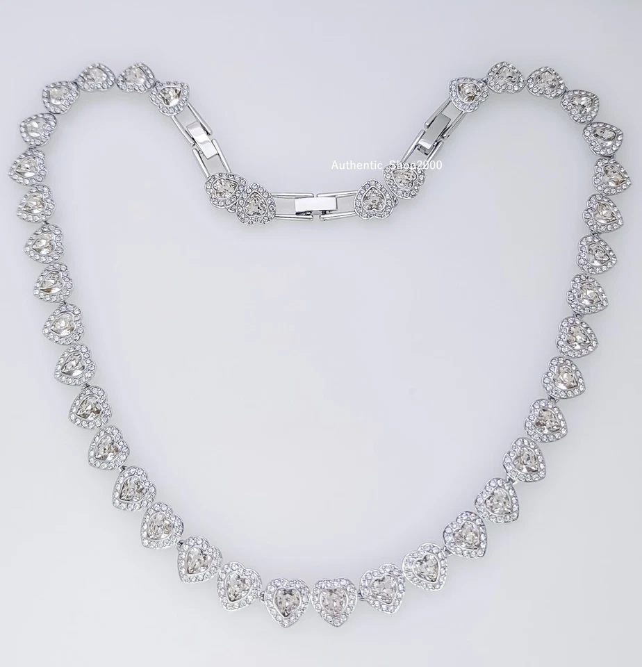 New in Gift Box 100% Authentic Ariana Grande x SWAROVSKI Tennis necklace 5720857 - Image 3 of 4