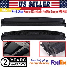 Black Frontrear Sunshade Sunroof Covers For 2007-2016 Mini Cooper R55 R56 R60 Black Frontrear Sunshade Sunroof Covers For 2007-2016 Mini Cooper R55 R56 R60