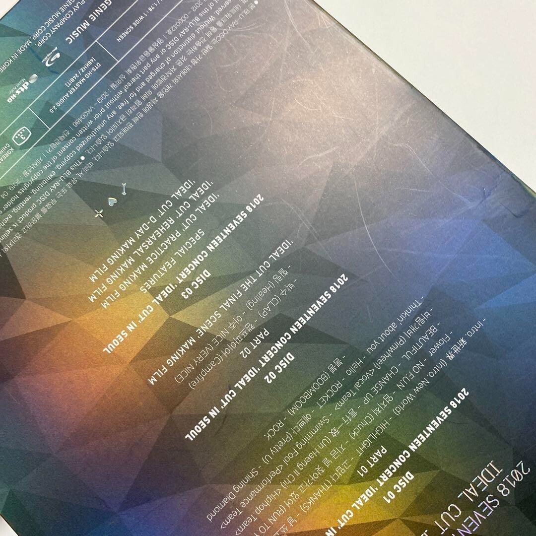 SEVENTEEN 2018 CONCERT IDEAL CUT IN SEOUL Blu-Ray Photocard