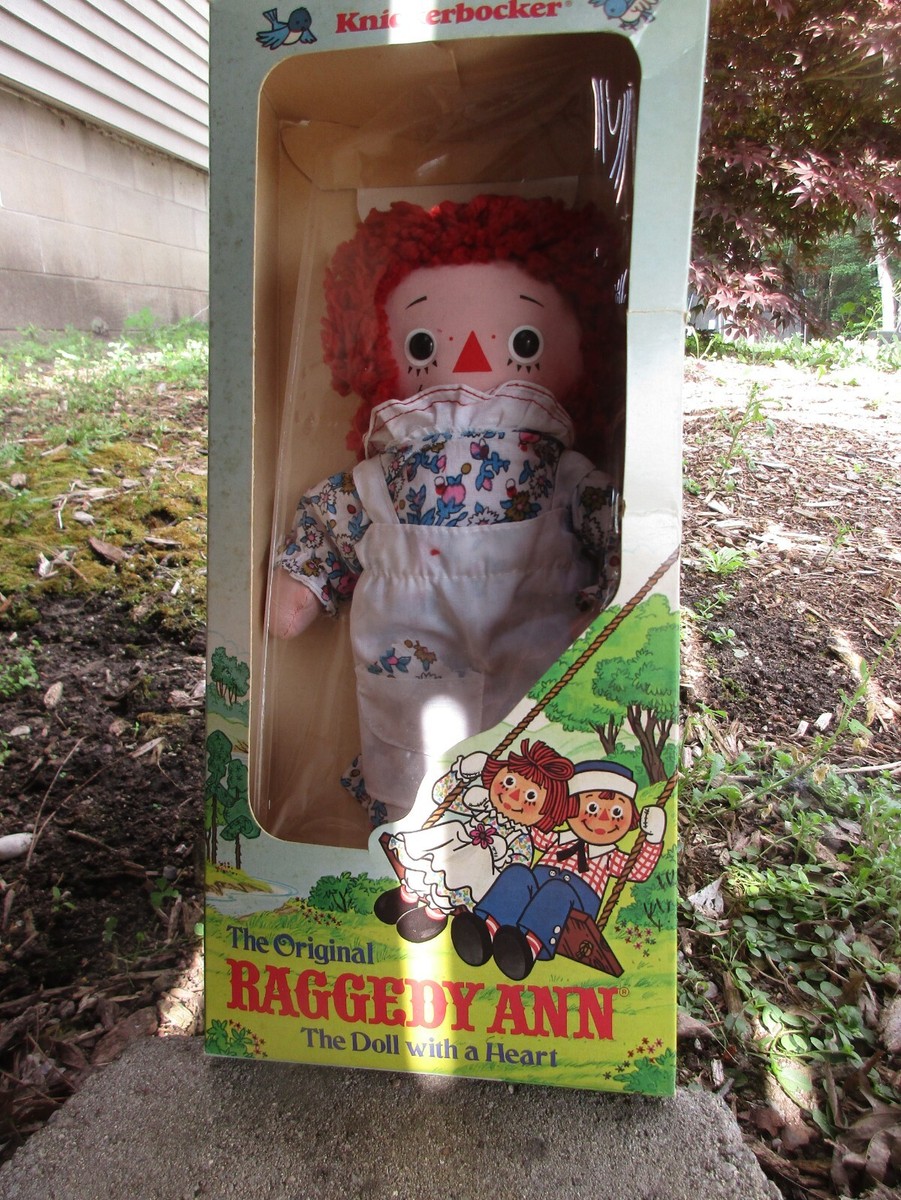 Knickerbocker The Original RAGGEDY ANN #0001 Plush Folk Rag Doll