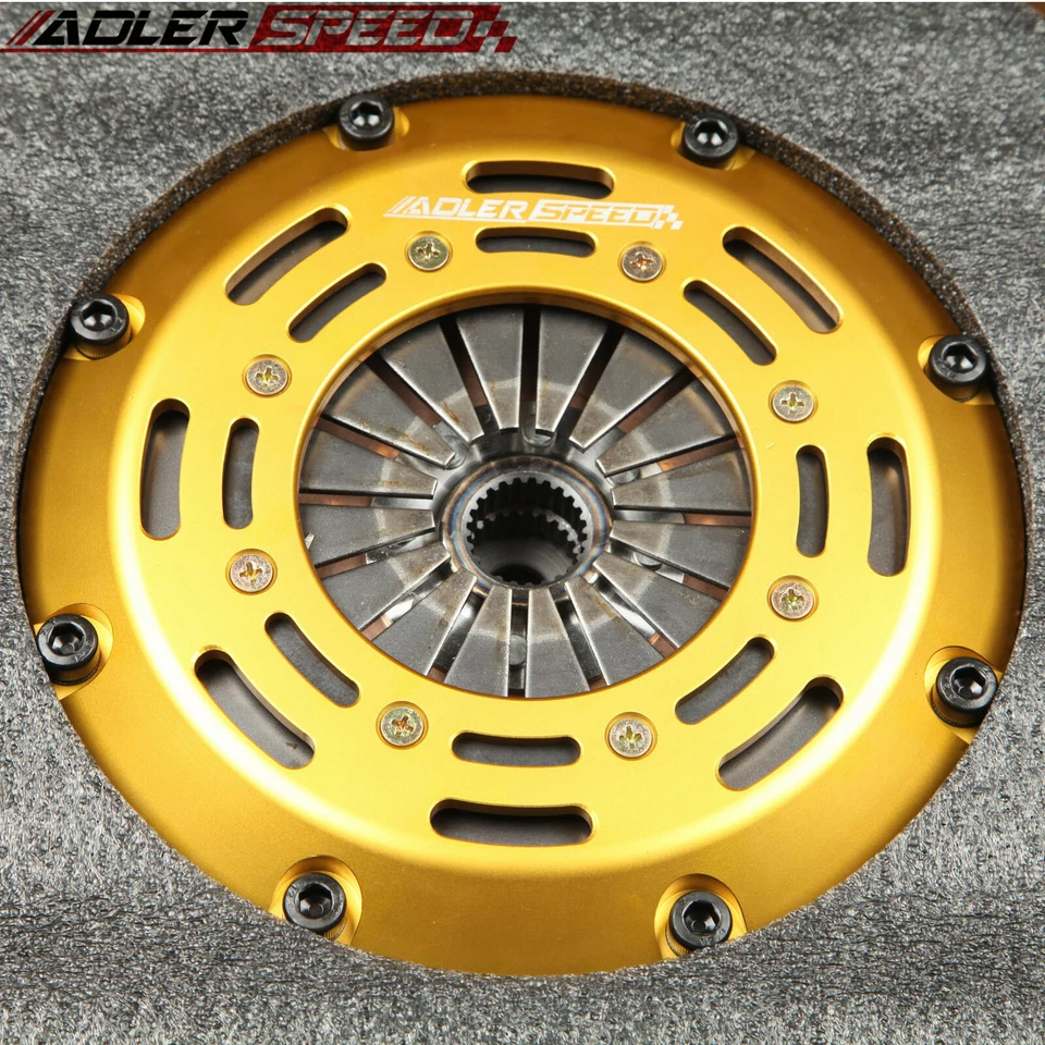ADLERSPEED TWIN DISC CLUTCH KIT FOR ACURA RSX HONDA CIVIC SI K20 K24 MEDIUM WT - Image 4 of 4