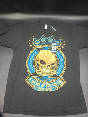 Five Finger Death Punch Destruction TOUR SHIRT Size Large NWT