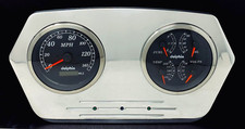 1965 Dodge Truck Gps 2 Gauge Dash Panel 5 Quad Style Black 1965 Dodge Truck Gps 2 Gauge Dash Panel 5 Quad Style Black
