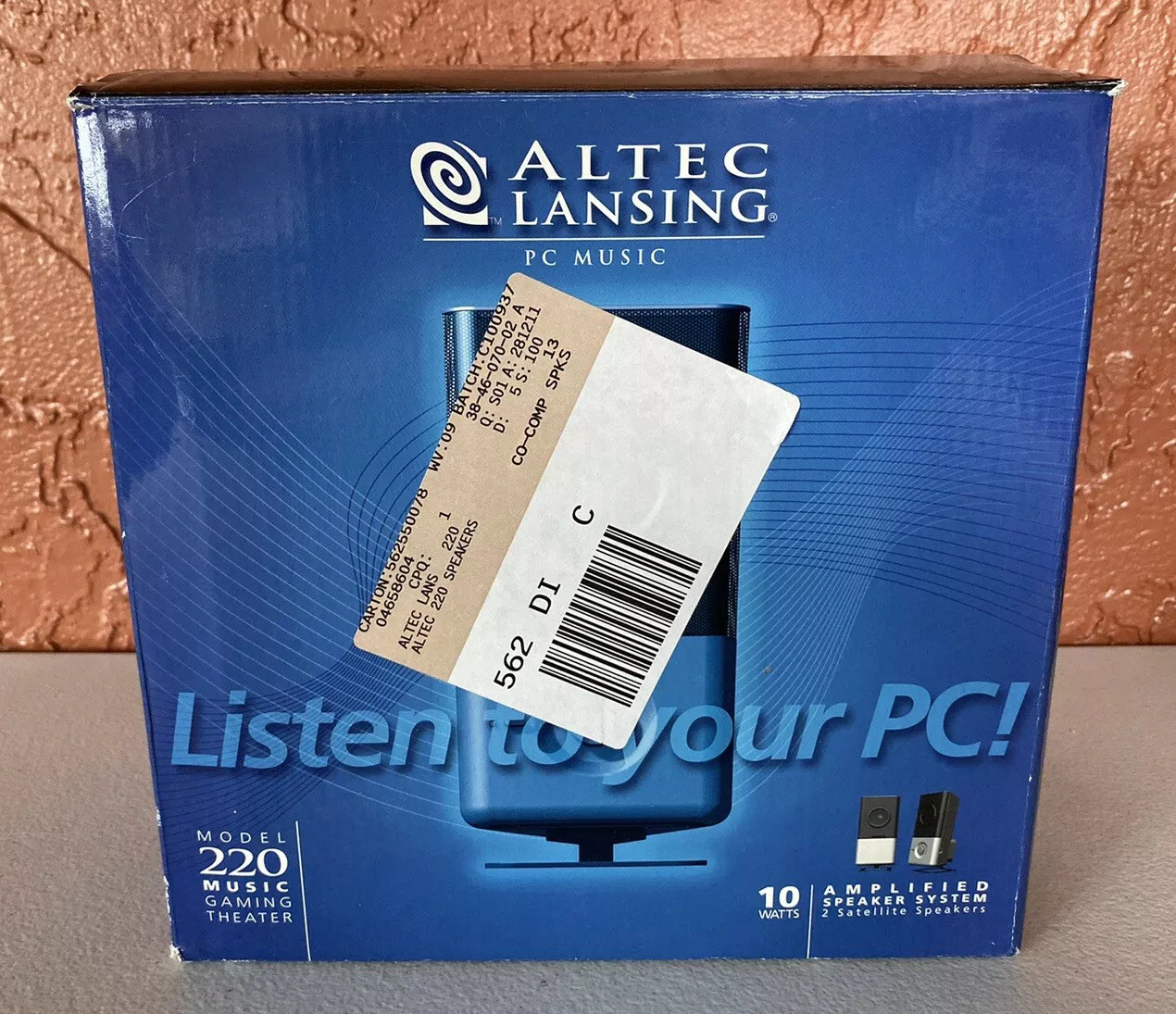 altec lansing amplified speaker system 220