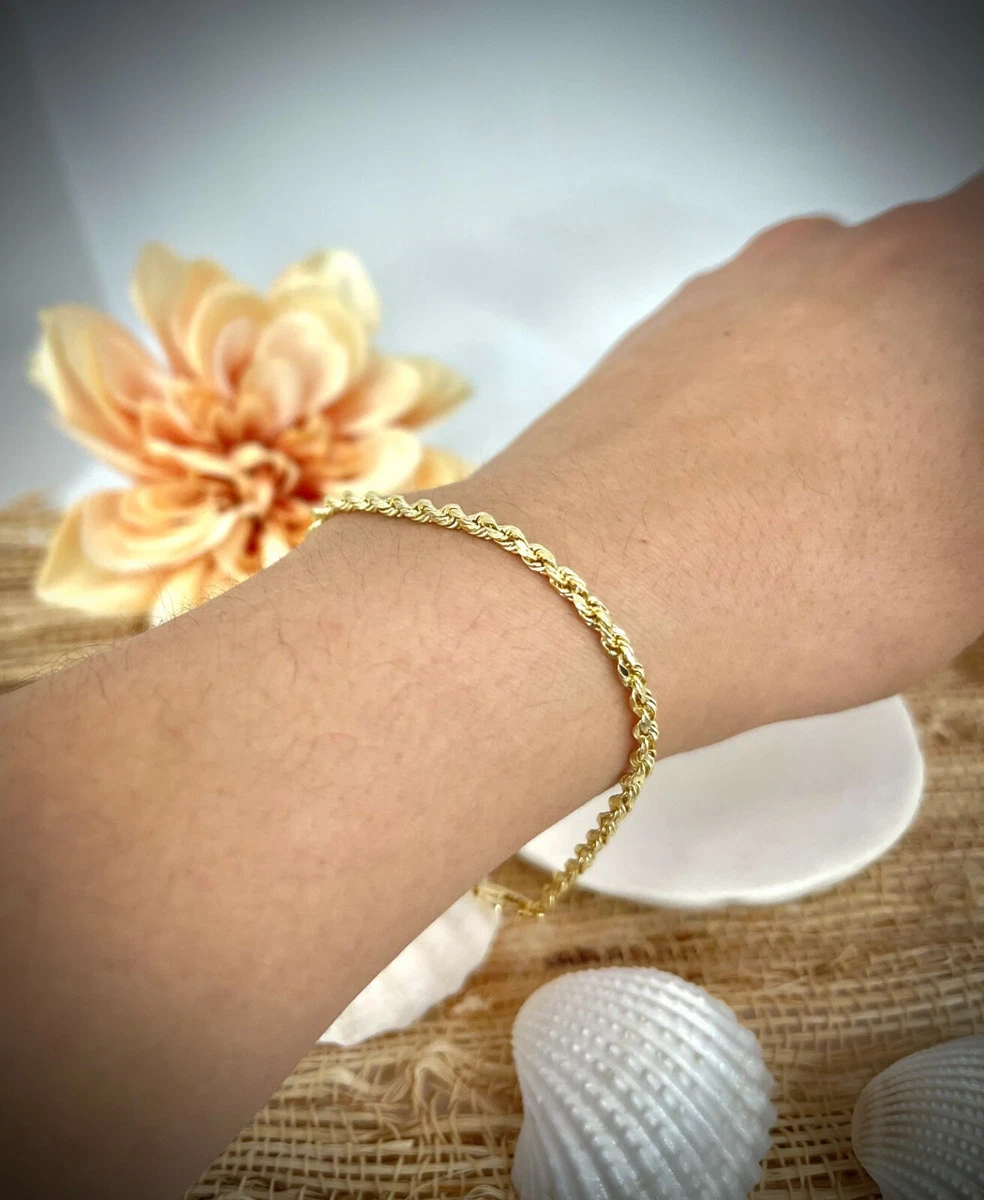 18ct Yellow Gold Rope Bracelet